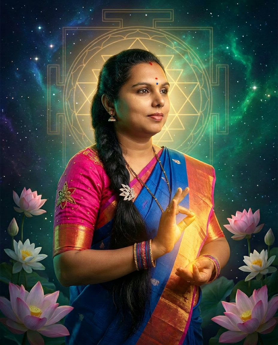 Dr Vinutha Rajesh in spiritual meditation